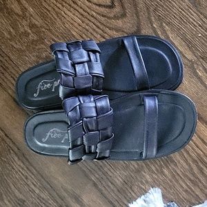 Black Free People Sandals
